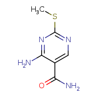 4-amino-2-(methylsulfanyl)pyrimidine-5-carboxamide