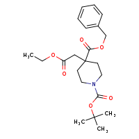 4-benzyl 1-tert-butyl 4-(2-ethoxy-2-oxoethyl)piperidine-1,4-dicarboxylate