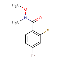 4-bromo-2-fluoro-N-methoxy-N-methylbenzamide