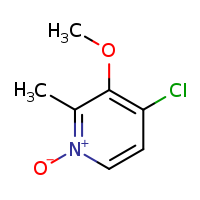 4-chloro-3-methoxy-2-methylpyridin-1-ium-1-olate