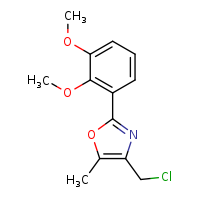 4-(chloromethyl)-2-(2,3-dimethoxyphenyl)-5-methyl-1,3-oxazole