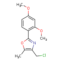4-(chloromethyl)-2-(2,4-dimethoxyphenyl)-5-methyl-1,3-oxazole