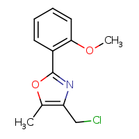 4-(chloromethyl)-2-(2-methoxyphenyl)-5-methyl-1,3-oxazole