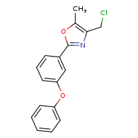 4-(chloromethyl)-5-methyl-2-(3-phenoxyphenyl)-1,3-oxazole