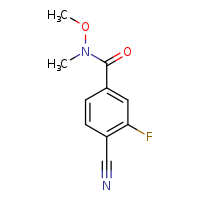 4-cyano-3-fluoro-N-methoxy-N-methylbenzamide