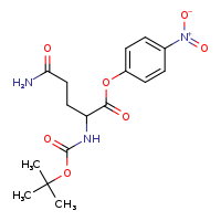 4-nitrophenyl 2-[(tert-butoxycarbonyl)amino]-4-carbamoylbutanoate