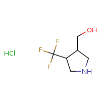 [4-(trifluoromethyl)pyrrolidin-3-yl]methanol hydrochloride