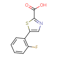 5-(2-fluorophenyl)-1,3-thiazole-2-carboxylic acid