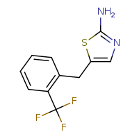 5-{[2-(trifluoromethyl)phenyl]methyl}-1,3-thiazol-2-amine