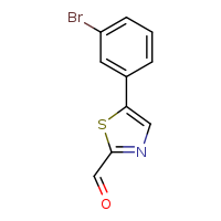 5-(3-bromophenyl)-1,3-thiazole-2-carbaldehyde