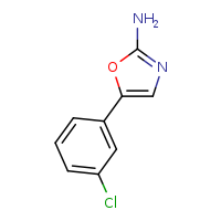 5-(3-chlorophenyl)-1,3-oxazol-2-amine