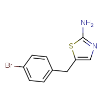 5-[(4-bromophenyl)methyl]-1,3-thiazol-2-amine