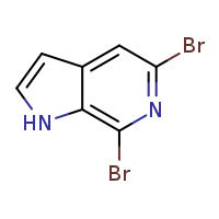 5,7-dibromo-1H-pyrrolo[2,3-c]pyridine