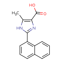 5-methyl-2-(naphthalen-1-yl)-1H-imidazole-4-carboxylic acid
