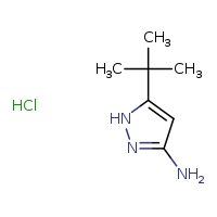 5-tert-butyl-1H-pyrazol-3-amine hydrochloride