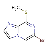 6-bromo-8-(methylsulfanyl)imidazo[1,2-a]pyrazine