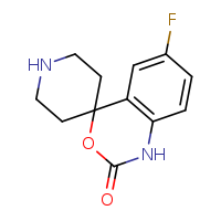 6-fluoro-1H-spiro[3,1-benzoxazine-4,4'-piperidin]-2-one