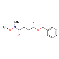 benzyl 3-[methoxy(methyl)carbamoyl]propanoate