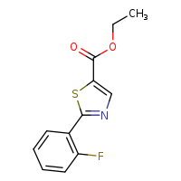 ethyl 2-(2-fluorophenyl)-1,3-thiazole-5-carboxylate