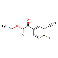 ethyl 2-(3-cyano-4-fluorophenyl)-2-oxoacetate