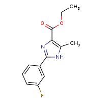 ethyl 2-(3-fluorophenyl)-5-methyl-1H-imidazole-4-carboxylate