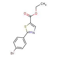 ethyl 2-(4-bromophenyl)-1,3-thiazole-5-carboxylate