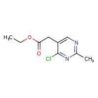 ethyl 2-(4-chloro-2-methylpyrimidin-5-yl)acetate