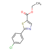 ethyl 2-(4-chlorophenyl)-1,3-thiazole-5-carboxylate