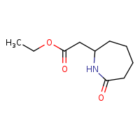 ethyl 2-(7-oxoazepan-2-yl)acetate