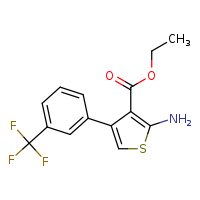 ethyl 2-amino-4-[3-(trifluoromethyl)phenyl]thiophene-3-carboxylate