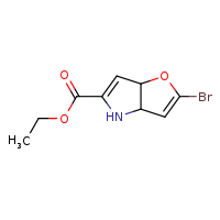 ethyl 2-bromo-3aH,4H,6aH-furo[3,2-b]pyrrole-5-carboxylate