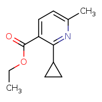 ethyl 2-cyclopropyl-6-methylpyridine-3-carboxylate