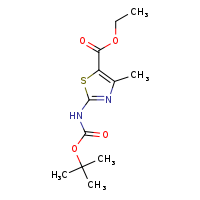 ethyl 2-[(tert-butoxycarbonyl)amino]-4-methyl-1,3-thiazole-5-carboxylate