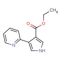 ethyl 4-(pyridin-2-yl)-1H-pyrrole-3-carboxylate