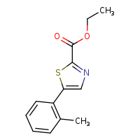 ethyl 5-(2-methylphenyl)-1,3-thiazole-2-carboxylate