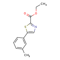 ethyl 5-(3-methylphenyl)-1,3-thiazole-2-carboxylate