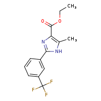 ethyl 5-methyl-2-[3-(trifluoromethyl)phenyl]-1H-imidazole-4-carboxylate