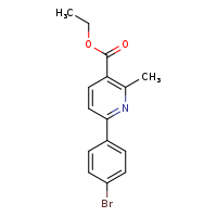 ethyl 6-(4-bromophenyl)-2-methylpyridine-3-carboxylate
