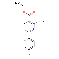 ethyl 6-(4-fluorophenyl)-2-methylpyridine-3-carboxylate