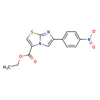 ethyl 6-(4-nitrophenyl)imidazo[2,1-b][1,3]thiazole-3-carboxylate