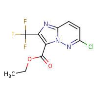 ethyl 6-chloro-2-(trifluoromethyl)imidazo[1,2-b]pyridazine-3-carboxylate