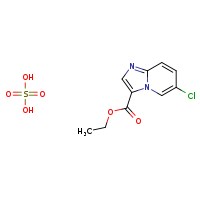 ethyl 6-chloroimidazo[1,2-a]pyridine-3-carboxylate; sulfuric acid