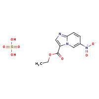 ethyl 6-nitroimidazo[1,2-a]pyridine-3-carboxylate; sulfuric acid