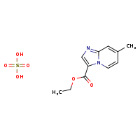 ethyl 7-methylimidazo[1,2-a]pyridine-3-carboxylate; sulfuric acid
