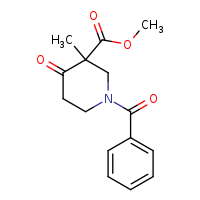 methyl 1-benzoyl-3-methyl-4-oxopiperidine-3-carboxylate