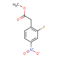 methyl 2-(2-fluoro-4-nitrophenyl)acetate
