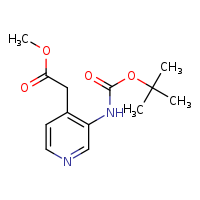 methyl 2-{3-[(tert-butoxycarbonyl)amino]pyridin-4-yl}acetate
