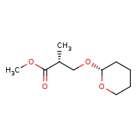methyl (2R)-2-methyl-3-[(2R)-oxan-2-yloxy]propanoate