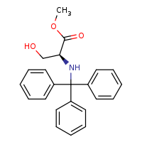 methyl (2S)-3-hydroxy-2-[(triphenylmethyl)amino]propanoate