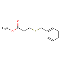methyl 3-(benzylsulfanyl)propanoate